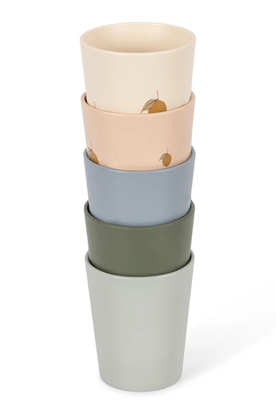 Κούπα μωρού Konges Sløjd 5 PACK CUP 5-pack πολύχρωμο KS104617.PPY2
