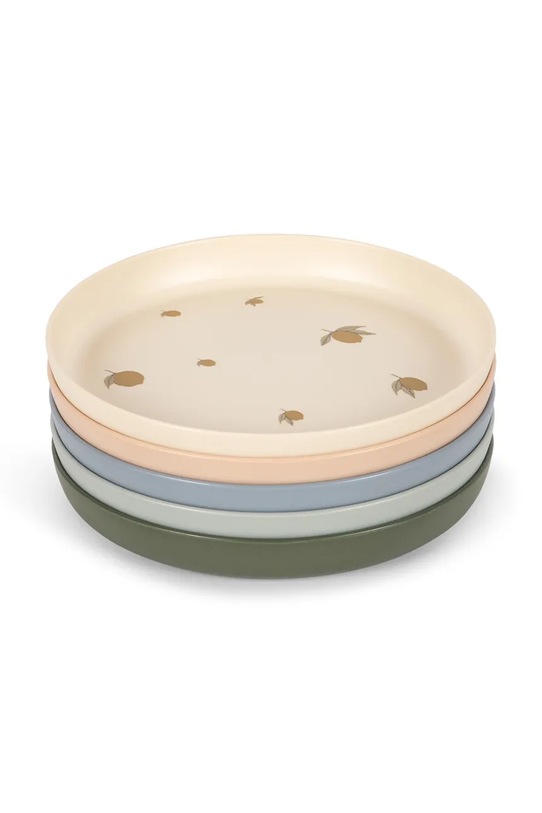 Παιδικό πιάτο Konges Sløjd PLATE 5-pack πολύχρωμο KS104618.PPY2