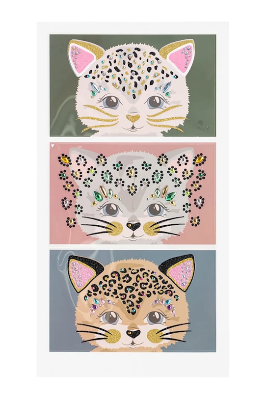 Konges Sløjd adesivi per il viso KITTY FACE JEWELS KS104916.PPY2 multicolore SS26