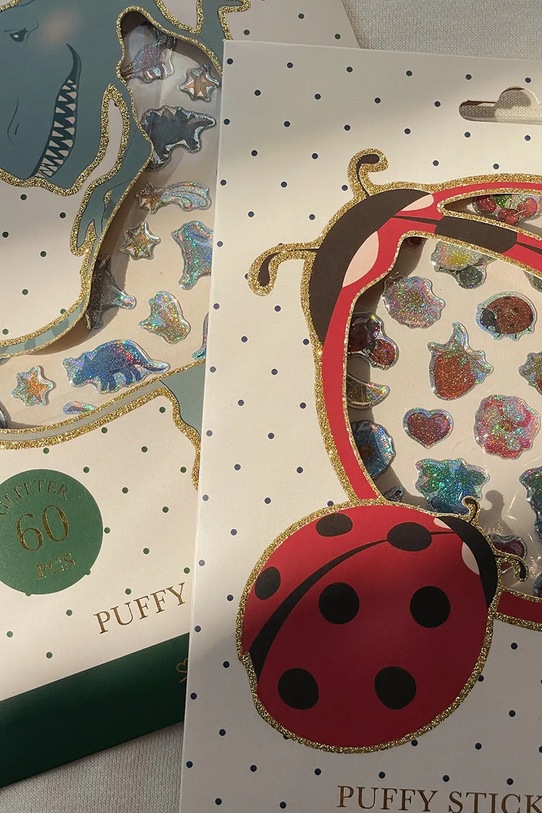 Αυτοκόλλητα Konges Sløjd PUFFY STICKERS μπεζ KS105043.PPY2