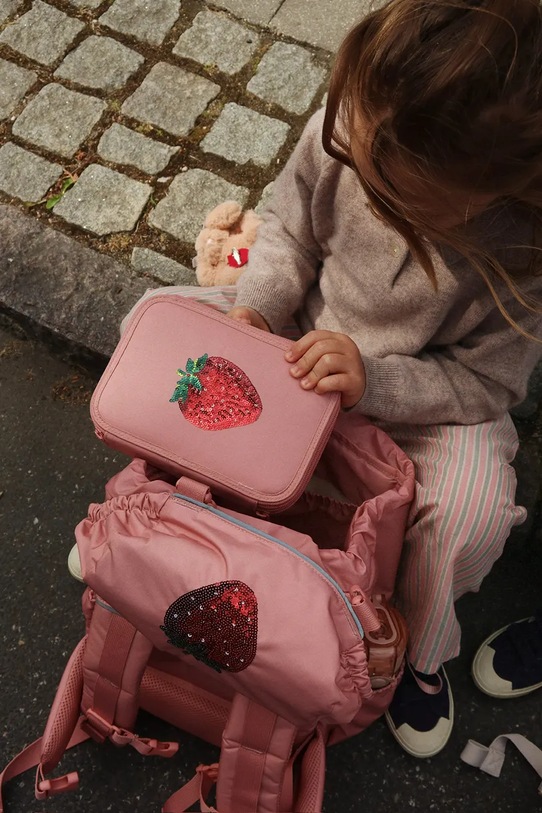 Konges Sløjd piórnik dziecięcy CLOVER PENCIL CASE różowy KS104736.PPY2