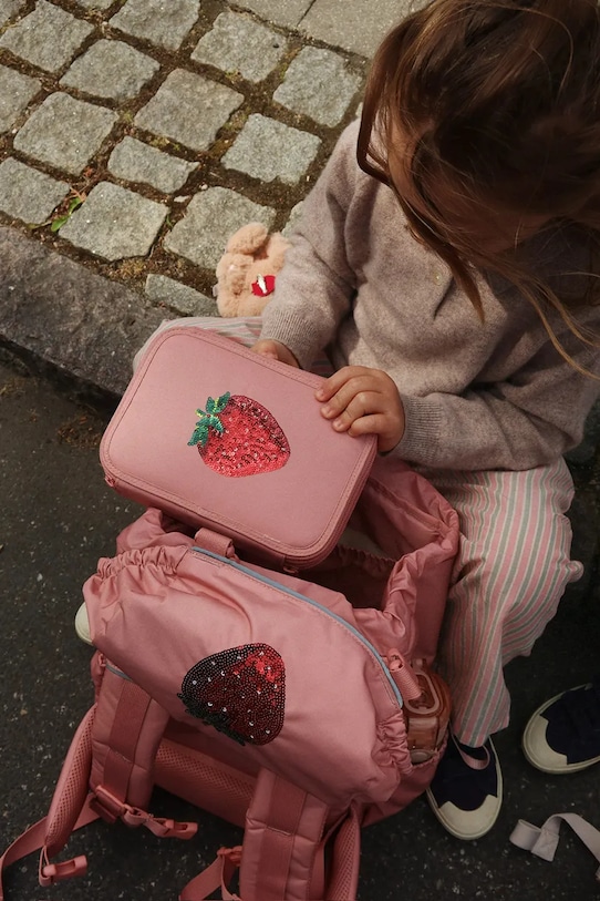 Konges Sløjd piórnik dziecięcy CLOVER PENCIL CASE różowy KS104736.PPY2