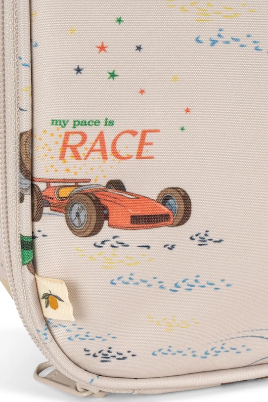 Chłopiec Konges Sløjd torba na lunch dziecięca CLOVER THERMO LUNCH BAG KS104738.PPY2 beżowy