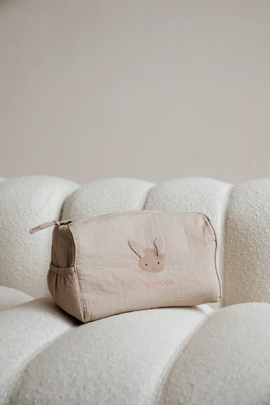 Kozmetička torbica Donsje Tebbe Washbag Fluffy Bunny bež 7100201