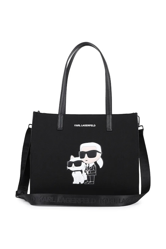 Taška ku kočíku Karl Lagerfeld Z31195 čierna SS26