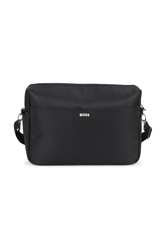 Torba za voziček s podlogo za previjanje BOSS J53109 črna SS26