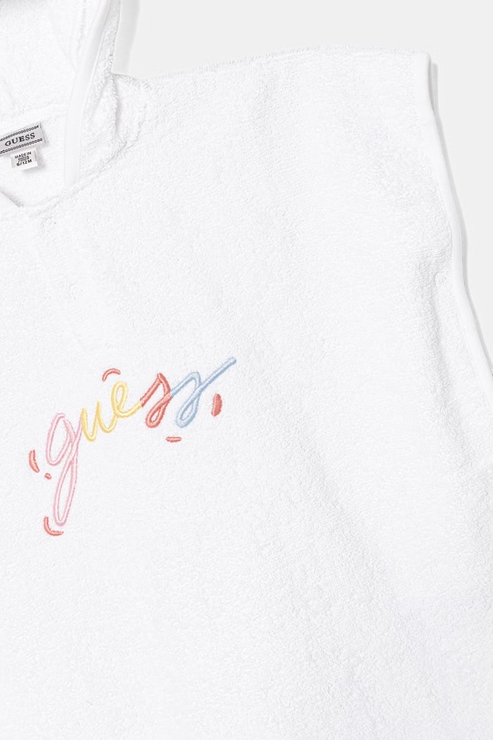 CHLAPEC Dětský ručník s kapucí Guess H6GZ09.KCCK1.PPY2.M bílá