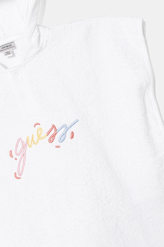 CHLAPEC Dětský ručník s kapucí Guess H6GZ09.KCCK1.PPY2.M bílá