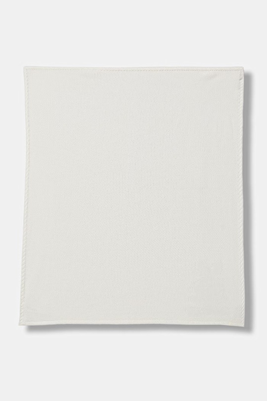 United Colors of Benetton kocyk dziecięcy bawełniany beżowy 6UHXA800S.W.Stagionale