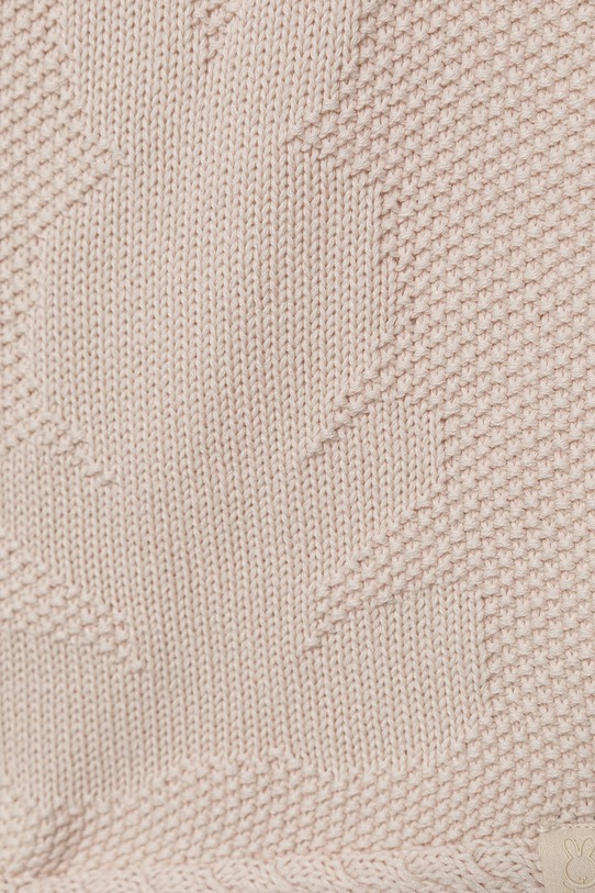 United Colors of Benetton kocyk dziecięcy bawełniany 6UHXA800S.W.Stagionale beżowy SS26