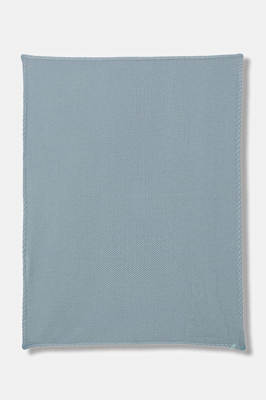 United Colors of Benetton kocyk dziecięcy bawełniany niebieski 6UHXA800S.W.Stagionale