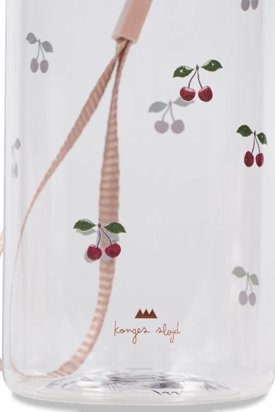 Konges Sløjd butelka na wodę dziecięca WATER BOTTLE różowy KS105635.PPY2