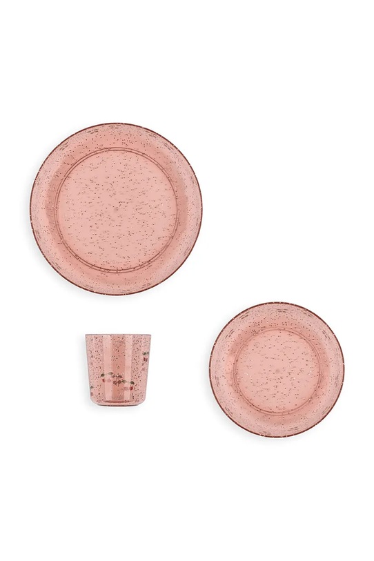 Konges Sløjd komplet posode otroški SPARKLY DINNER SET KS105659.PPY2 oranžna SS26