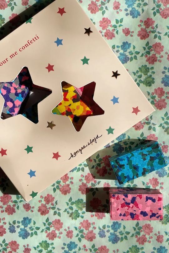 Konges Sløjd kredki dziecięce CONFETTI CRAYONS multicolor KS103233.PPY2