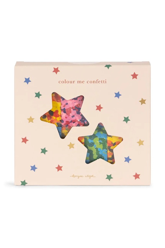 Chłopiec Konges Sløjd kredki dziecięce CONFETTI CRAYONS KS103233.PPY2 multicolor