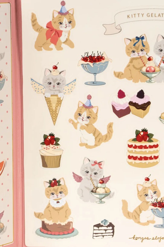 Konges Sløjd knížka se samolepkami dětská MY STICKER UNIVERSE FSC vícebarevná KS105506.PPY2