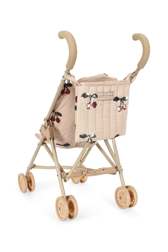 Konges Sløjd cărucior de păpuși copii TULLE DOLL STROLLER KS105561.PPY2 bej SS26