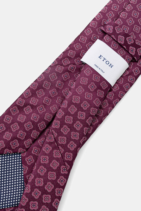 Eton krawat jedwabny 100014624 fioletowy SS26
