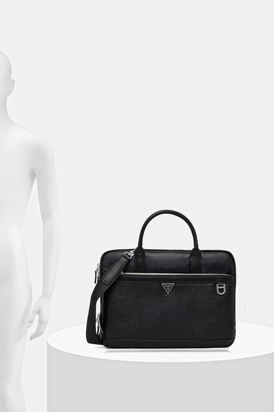 Guess torba na laptopa skórzana MONACO HMMOGR.P6147