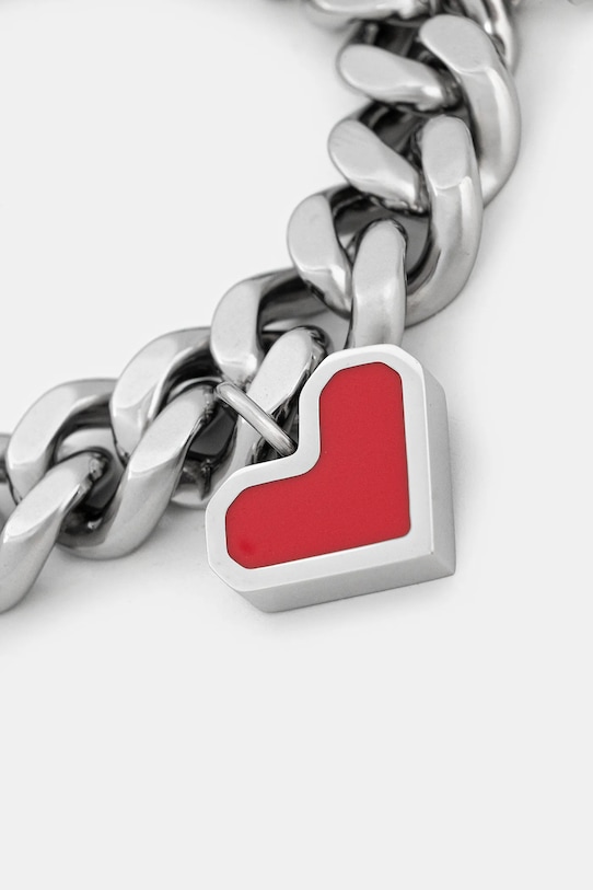 Βραχιόλι HUGO 50555810 ασημί SS26