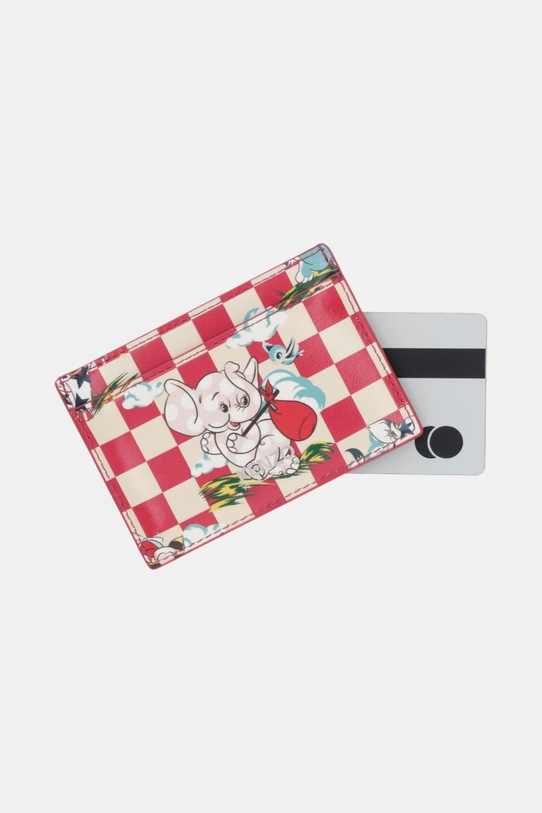 Doplnky Kožené puzdro na karty Kenzo FG58PM810L40 burgundské