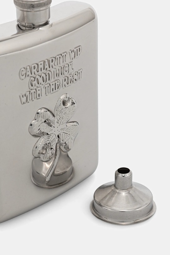 Carhartt WIP piersiówka Clover Flask I036249.95XX srebrny SS26