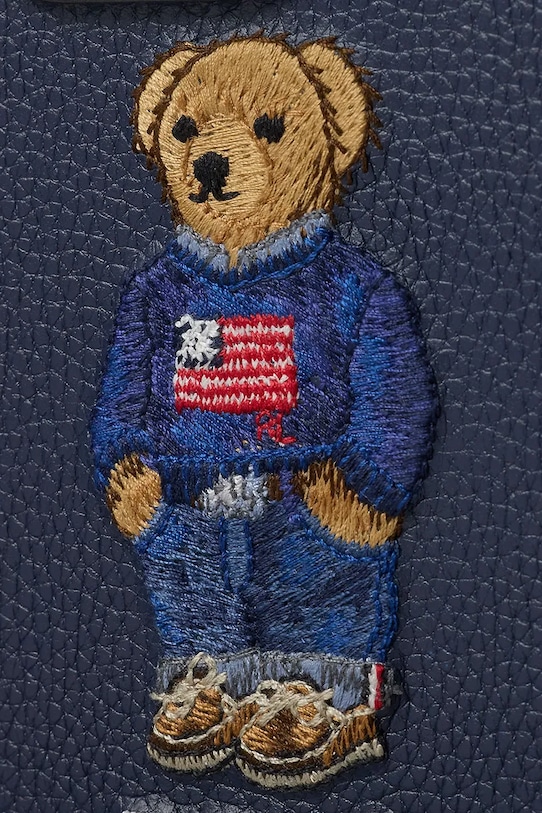 Akcesoria Polo Ralph Lauren etui skórzane na telefon iPhone 16 Pro 405P17561 granatowy