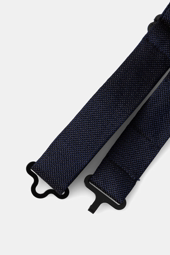 Akcesoria Calvin Klein mucha męska jedwabna CK2021E001 granatowy