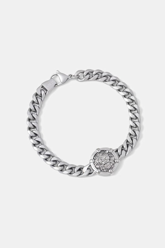 Guess bransoletka męska LION LEGACY srebrny JUMB06.060JW