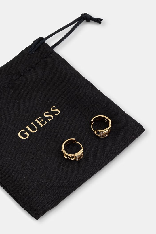 Akcesoria Guess kolczyki męskie ze stali nierdzewnej 4G FRONTIERS JUME06.029JW złoty