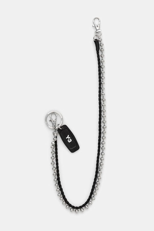 Y-3 KEY CHAIN brelok skórzany męski czarny KF6454