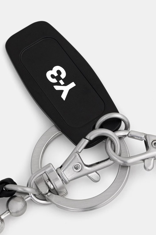 Y-3 KEY CHAIN brelok skórzany męski KF6454 czarny SS26