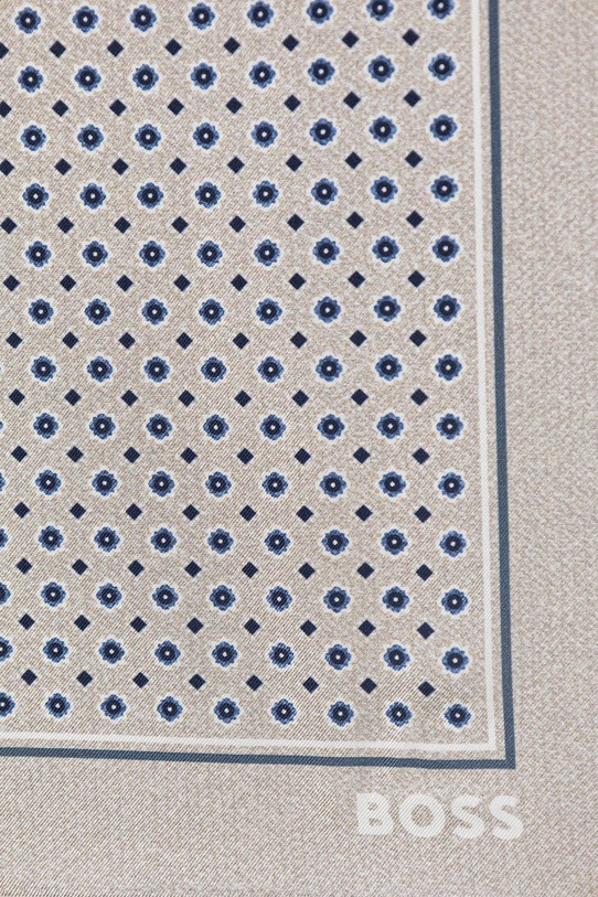 BOSS Μαντήλι Ανδρικό μεταξωτό POCKET SQ. ONE 50561707 μπεζ SS26