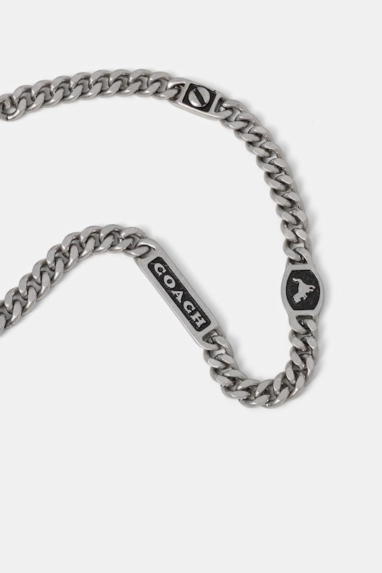 Coach bransoletka męska metalowa 37551521SLV041 srebrny SS26