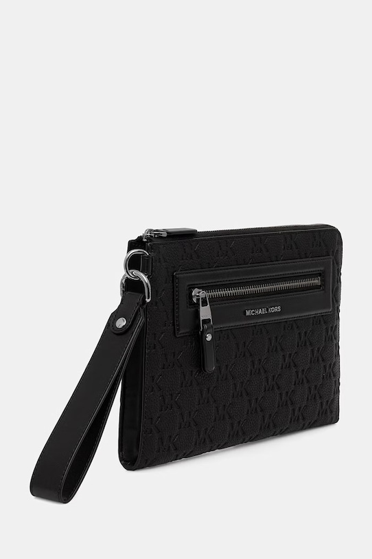 Michael Kors kosmetyczka męska skórzana 33S6LJSU8L czarny SS26