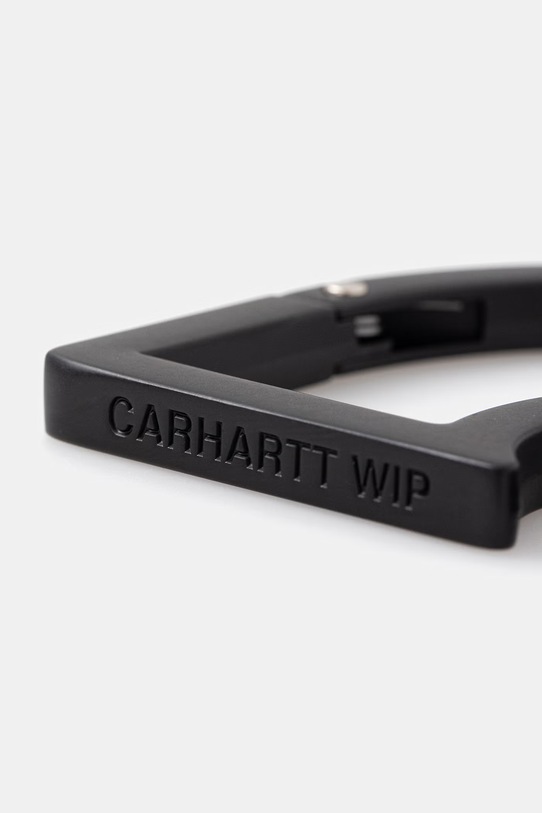 Carhartt WIP C-Logo Carabiner brelok metalowy męski I036650.89XX czarny SS26