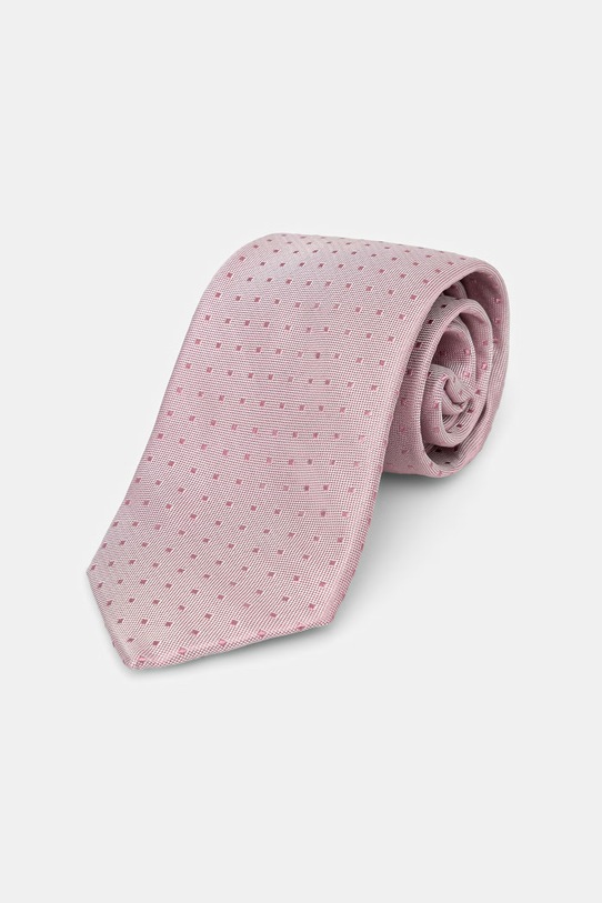 Michael Kors krawat męski jedwabny różowy MK0DT00222