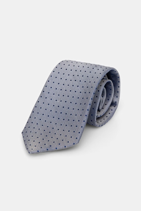 Michael Kors krawat męski jedwabny niebieski MK0DT00222