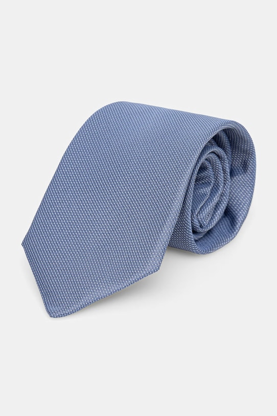 Michael Kors krawat męski jedwabny niebieski MK0DT00237