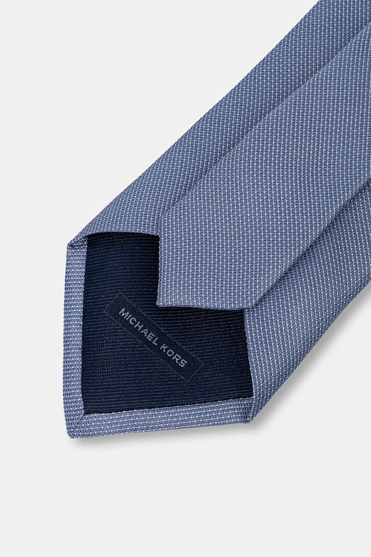 Michael Kors krawat męski jedwabny MK0DT00237 niebieski SS26