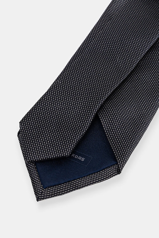 Michael Kors krawat męski jedwabny MK0DT00237 granatowy SS26