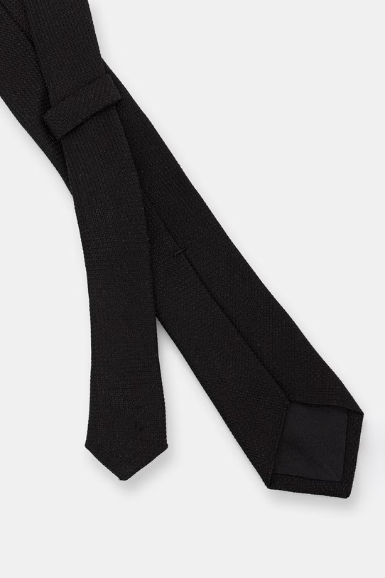 Karl Lagerfeld краватка чоловіча з шовком 552173.805100 чорний SS26