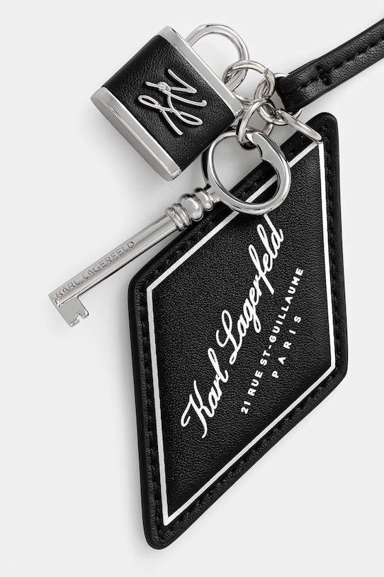 Karl Lagerfeld brelok K/AUTOGRAPH B1W50066 czarny SS26