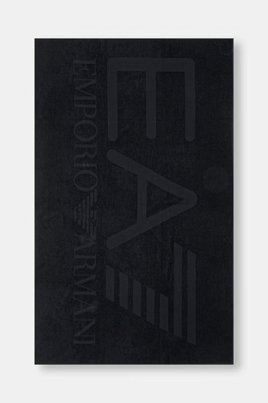 EA7 Emporio Armani asciugamano con aggiunta di lana nero AF21260.7X000678