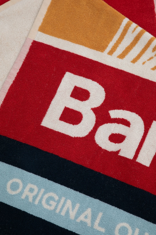 Akcesoria Barbour ręcznik plażowy bawełniany UAC0311 czerwony