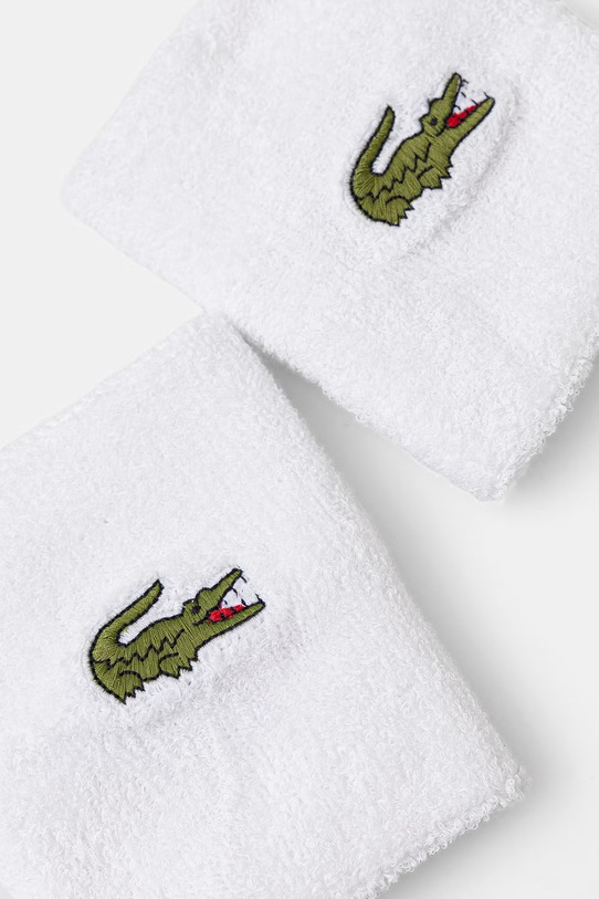 Lacoste opaska na nadgarstek 2-pack RL9272 biały SS26