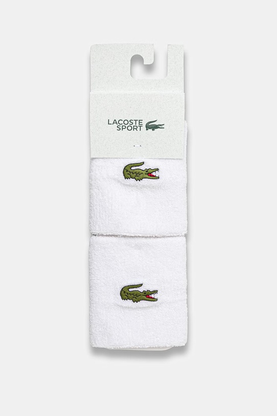 Akcesoria Lacoste opaska na nadgarstek 2-pack RL9272 biały