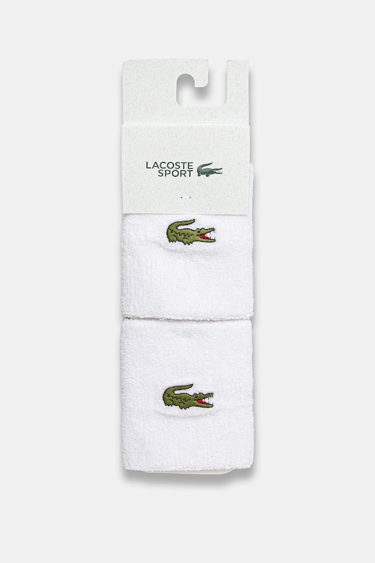 Akcesoria Lacoste opaska na nadgarstek 2-pack RL9272 biały