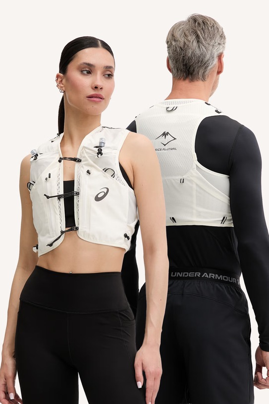 Asics vestă de alergare FUJITRAIL bej 3013B198