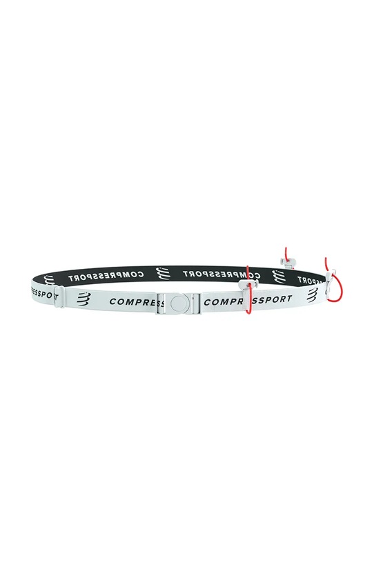 Compressport bežecký pás XBPU871 biela SS26